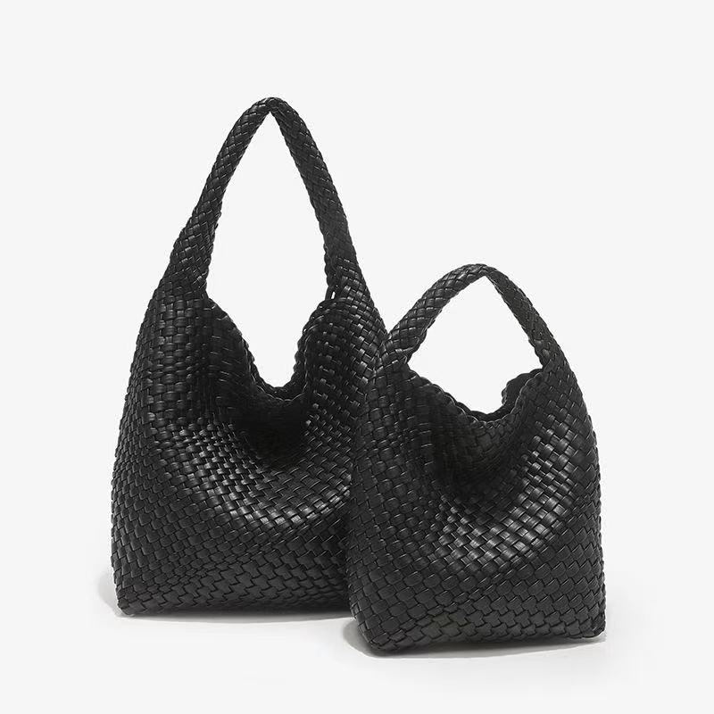 #268 Woven Hobo Tote Bag